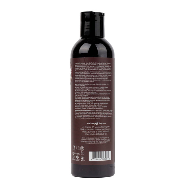 Hemp Seed Massage & Body Oil - Moroccan Nights (Earthy & Spicy-Sensual) - 237ml Bottle