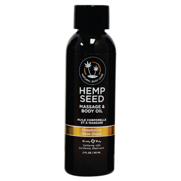 Hemp Seed Body Oil Dreamsicle (Tangerine & Plum) Scented 59ml