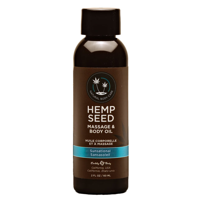 Hemp Seed Massage Oil Sunsational Scented 59ml
