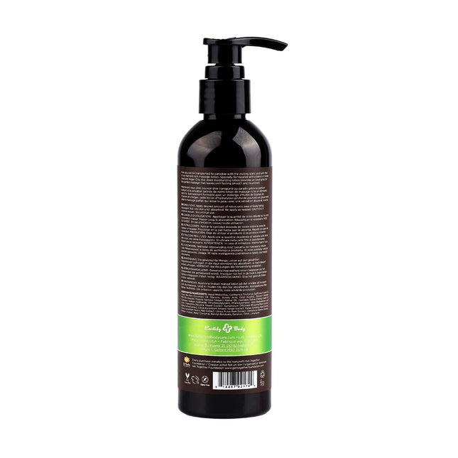 Hemp Seed Massage Lotion Naked In The Woods (White Tea & Ginger) Scented - 237ml Bottle
