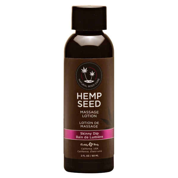Hemp Seed Massage Lotion Skinny Dip Vanilla & Fairy Floss 59ml