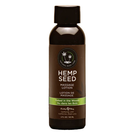 Hemp Seed Massage Lotion Naked In The Woods (White Tea & Ginger) 59ml Bottle
