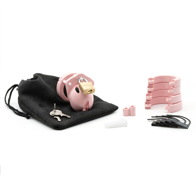 Mini-Me CB-X Chastity Cock Cage Kit Pink 1.25 Inch