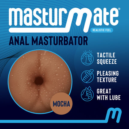 Masturmate Butt Mocha Brown Anal Masturbator