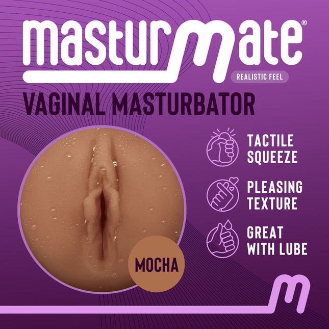 Masturmate Mocha Brown Vaginal Masturbator