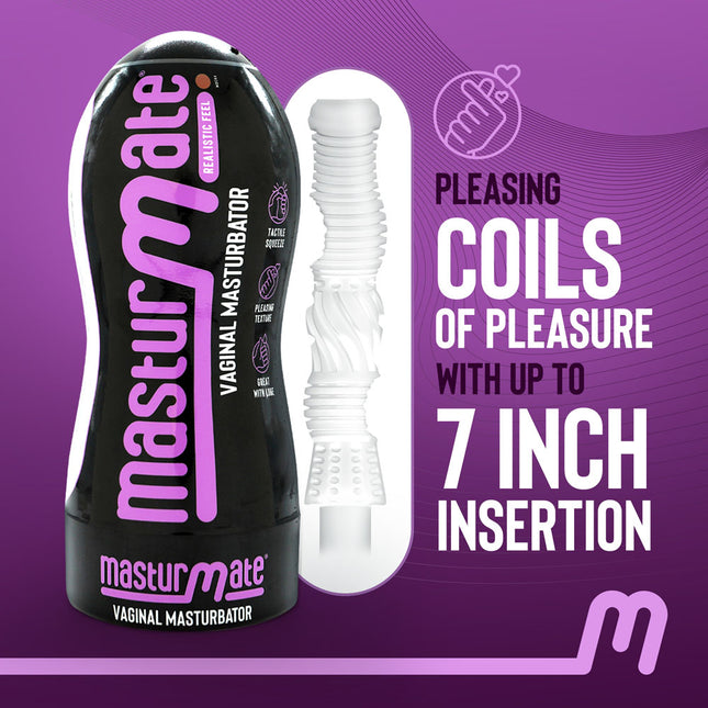 Masturmate Mocha Brown Vaginal Masturbator
