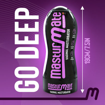 Masturmate Mocha Brown Vaginal Masturbator