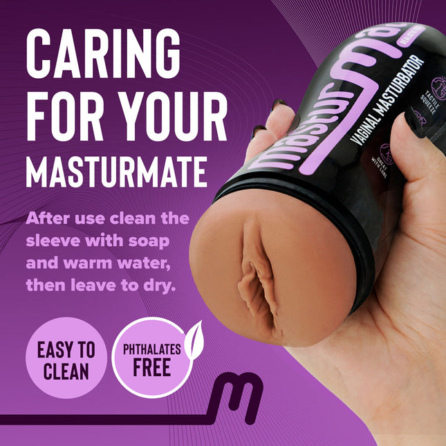 Masturmate Mocha Brown Vaginal Masturbator