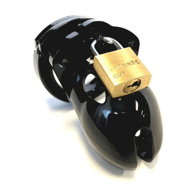 Mr. Stubb CB-X Chastity Cock Cage Kit - Black 1.75 Inch
