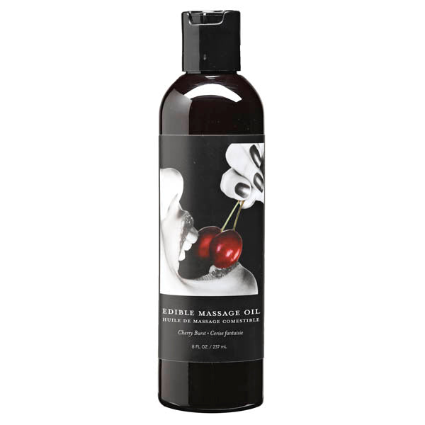 Edible Massage Oil Cherry Burst Flavoured 237ml