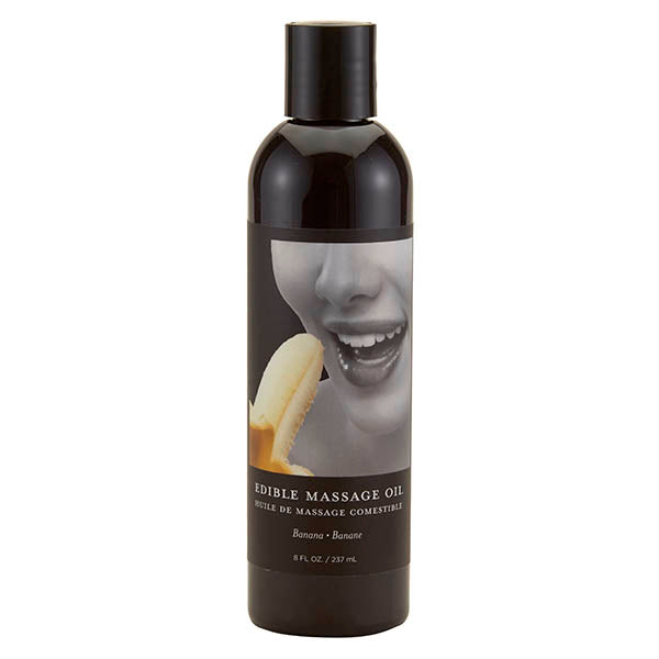 Edible Massage Oil Banana Flavoured 237 ml Bottle