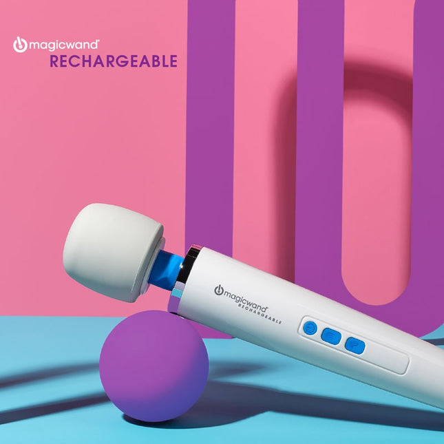 Magic Wand Rechargeable Massage Wand Raised Side