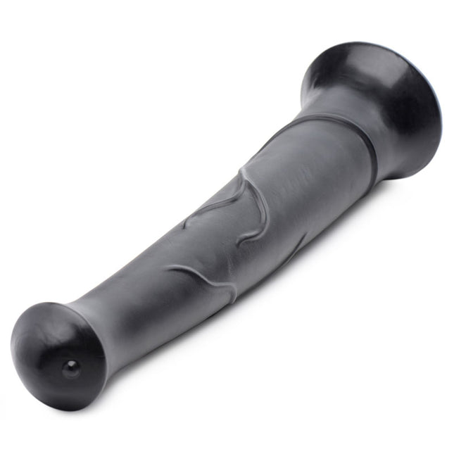 Master Cock 17 Inch Horse Black Dildo Front View