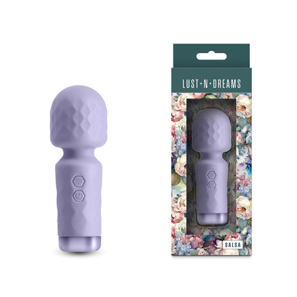 Lust-n-Dreams Salsa - Lavender 11.5 cm USB Rechargeable Mini Massage Wand
