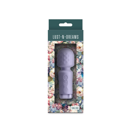 Lust-n-Dreams Salsa - Lavender 11.5 cm USB Rechargeable Mini Massage Wand