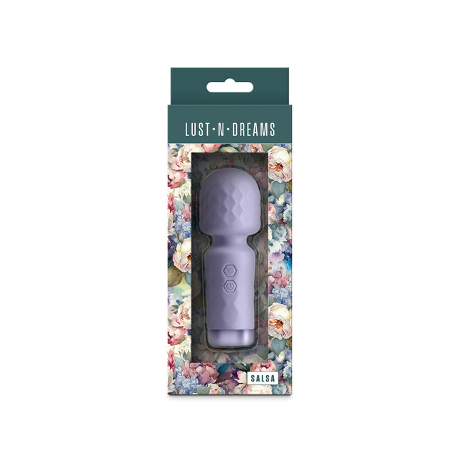 Lust-n-Dreams Salsa - Lavender 11.5 cm USB Rechargeable Mini Massage Wand