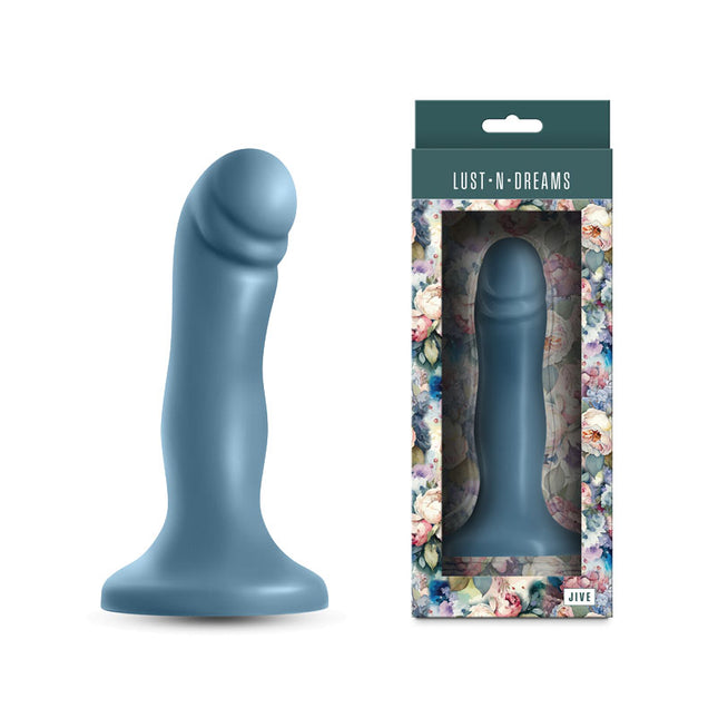 Lust-n-Dreams Jive Ocean 6 Inch Blue Dildo with Case