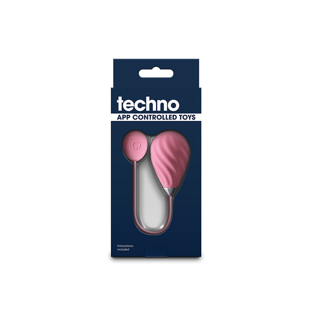 Techno Kandi Pink Vibrating Egg with App Controlled