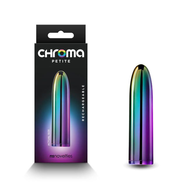 Nsnovelties Chroma Petite 8.7 cm Rainbow Bullet Vibrator