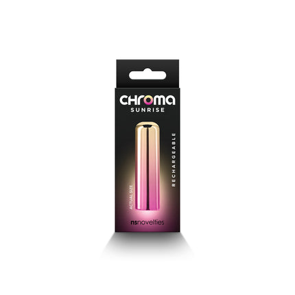 Nsnovelties Chroma Sunrise - Small Pink/Gold 6.8 cm Bullet Vibrator