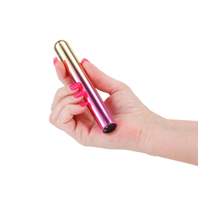 Nsnovelties Chroma Sunrise - Large Pink/Gold 13.8 cm Bullet Vibrator