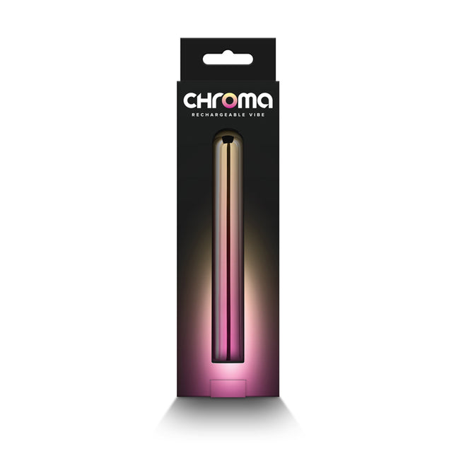Nsnovelties Chroma Sunrise - Large Pink/Gold 13.8 cm Bullet Vibrator