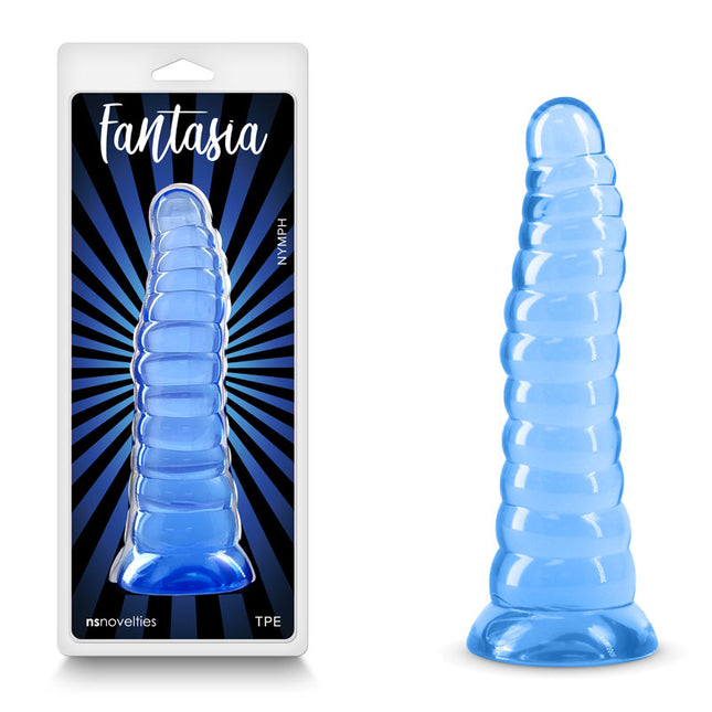 Fantasia Nymph 6 Inch Blue Dildo with Case