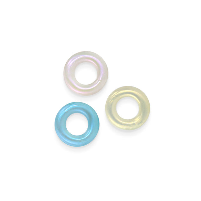 Fantasia Stamina Multicolour Cock Rings - Set of 3