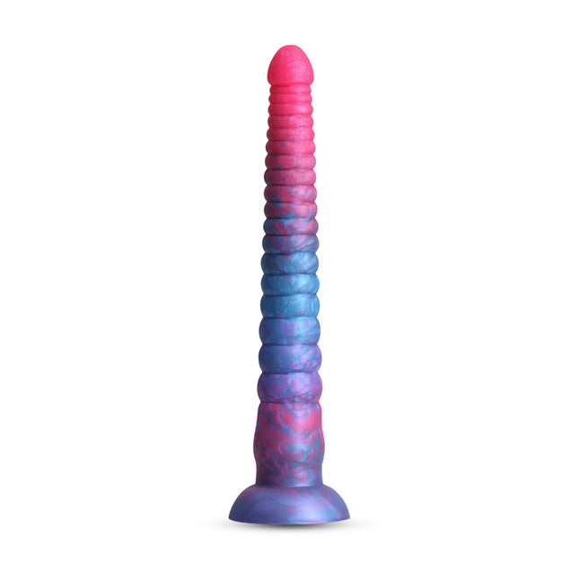 Colours Stacked Pink/Blue 12 Inch Fantasy Dildo