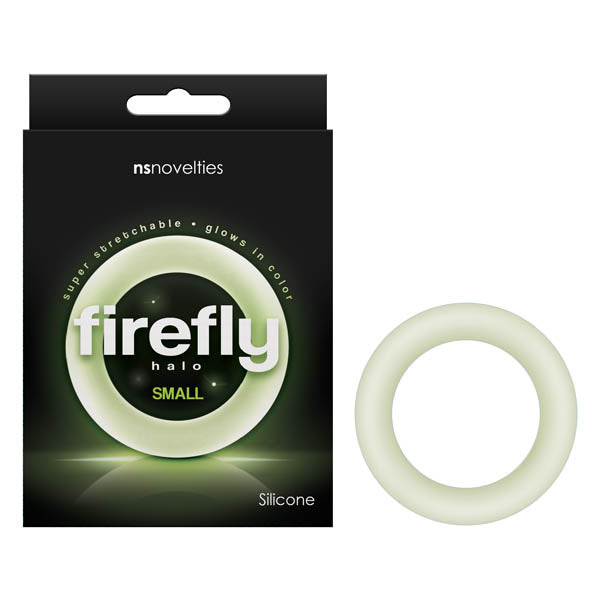 Firefly Halo Glow In Dark Clear Small 50mm Cock Ring