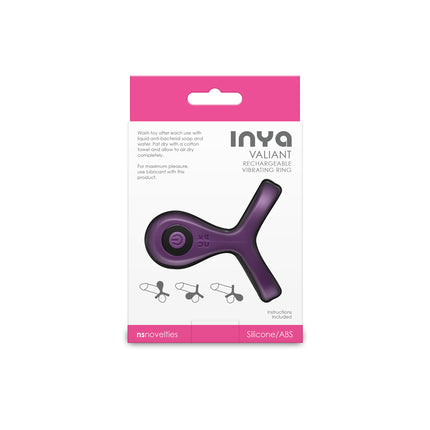 INYA Valiant - Purple Rechargeable Vibrating Cock Ring