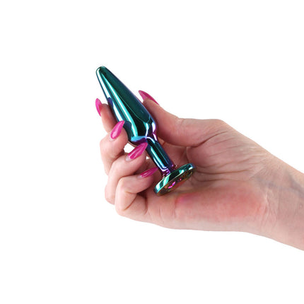 NS Novelties Rear Assets Tapered Rainbow Butt Plug - Medium