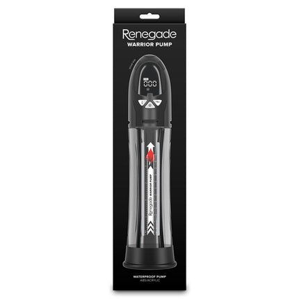 Renegade Warrior Pump Black/Clear Waterproof Automatic Penis Pump
