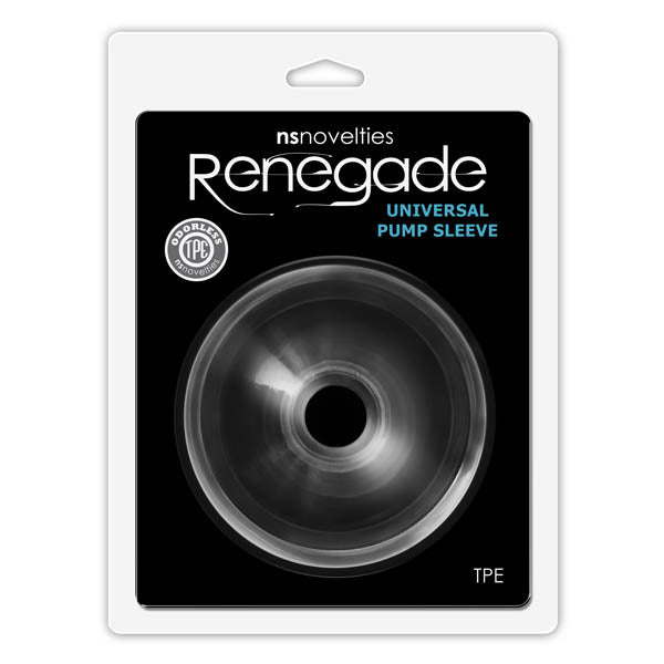 Nsnovelties Renegade Universal Clear Penis Pump Sleeve
