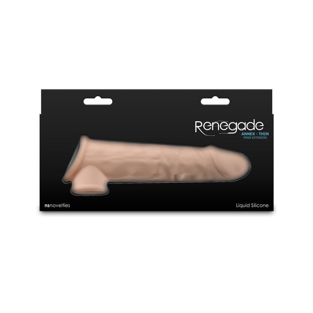 Nsnovelties Renegade Annex Thin Flesh 7.5 Inch Penis Extender Sleeve