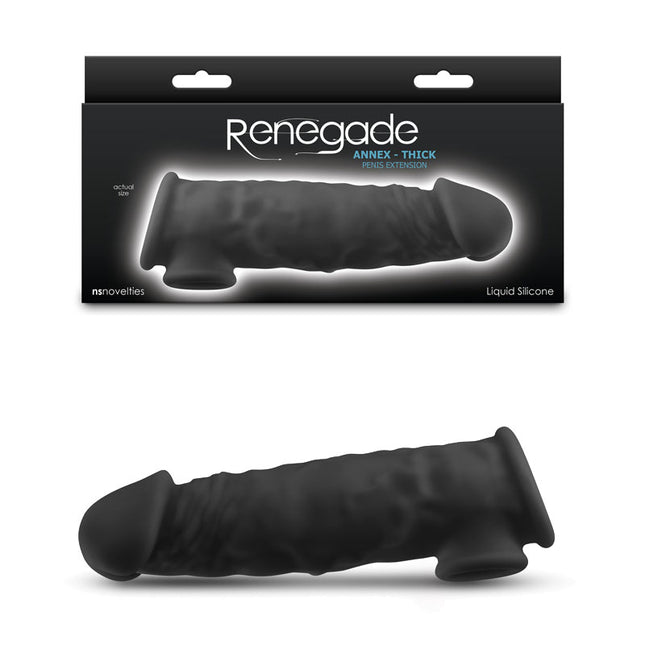 Nsnovelties Renegade Annex Thick 7 Inch Penis Extender Sleeve