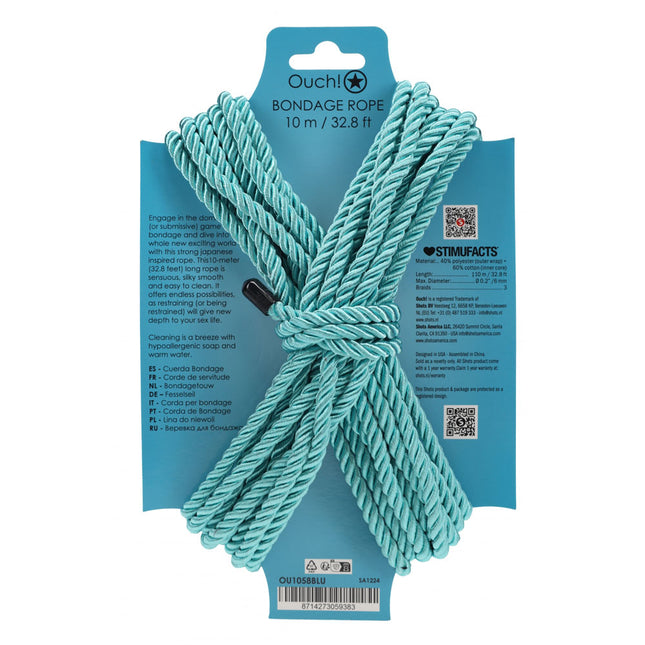 OUCH! Bondage Rope 10 M - Blue