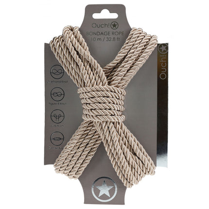 OUCH! Bondage Rope 10 M - Gold