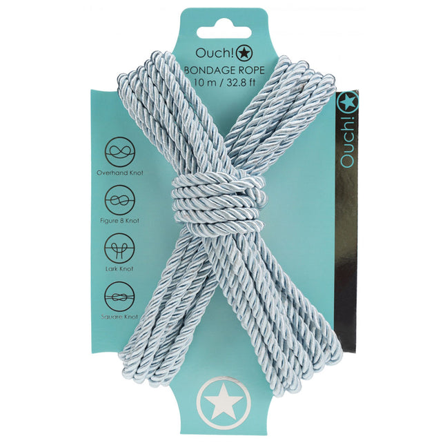 OUCH! Bondage Rope 10 M - Powder Blue