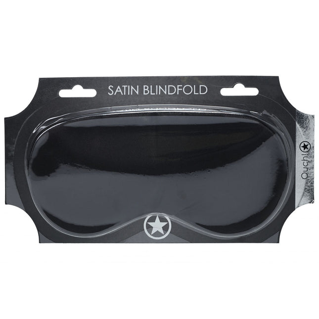 OUCH! Satin Black Eye Mask