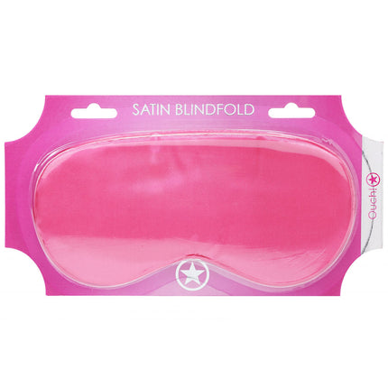 OUCH! Satin Pink Eye Mask