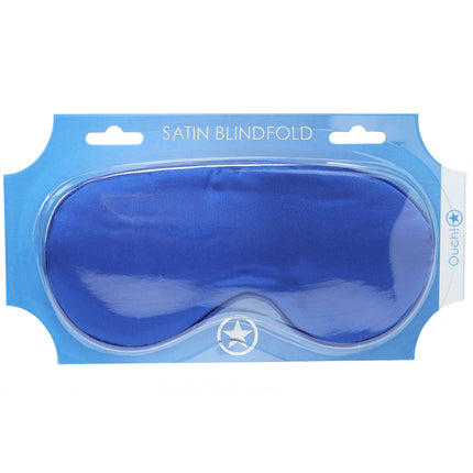 OUCH! Satin Royal Blue Eye Mask