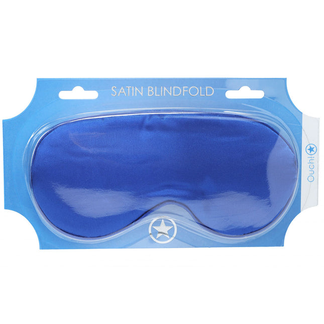 OUCH! Satin Royal Blue Eye Mask