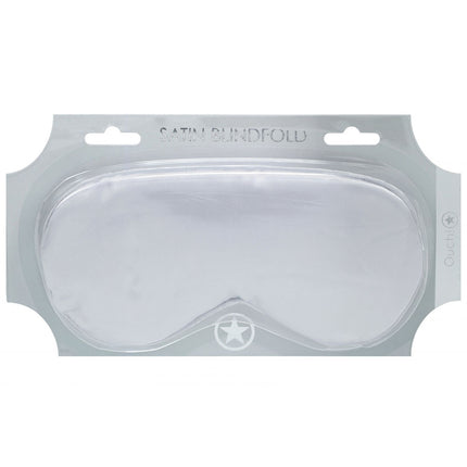 OUCH! Satin Silver Eye Mask