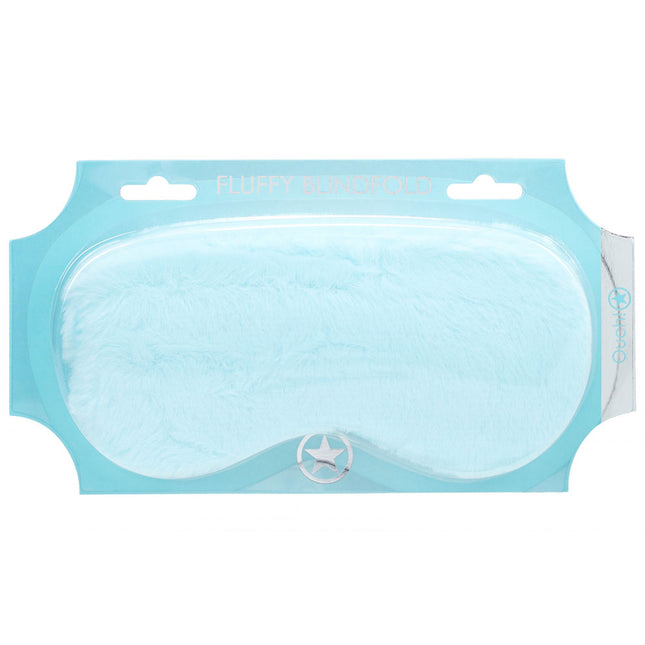 OUCH! Powder Blue Fluffy Eye Mask