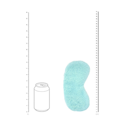 OUCH! Powder Blue Fluffy Eye Mask