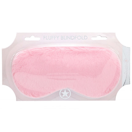 OUCH! Powder Pink Fluffy Eye Mask
