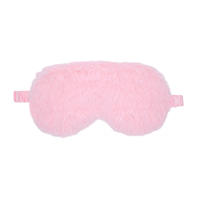 OUCH! Powder Pink Fluffy Eye Mask