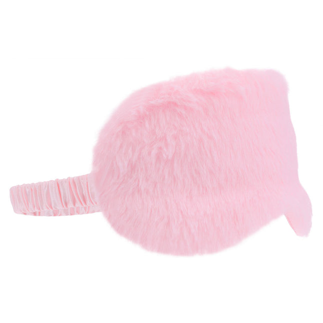 OUCH! Powder Pink Fluffy Eye Mask