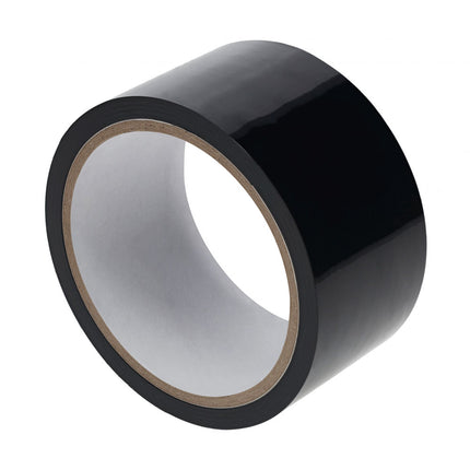 OUCH! PVC Non-Stick Black Bondage Tape - 20 meter length